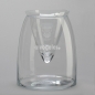 Preview: Decokegel Romeo, Glas, H 28 x D 22 cm, Klar