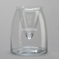 Preview: Decokegel Romeo, Glas, H 28 x D 22 cm, Klar