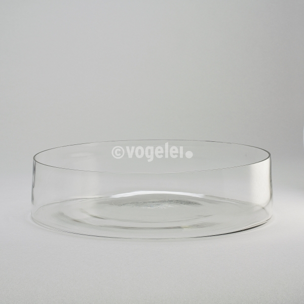 Glasschale groß, D 45 x H 12 cm, Klar