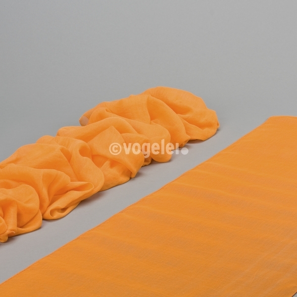 Organdy 250, BW, ca. L 250 x B 40 cm, Burnt Orange