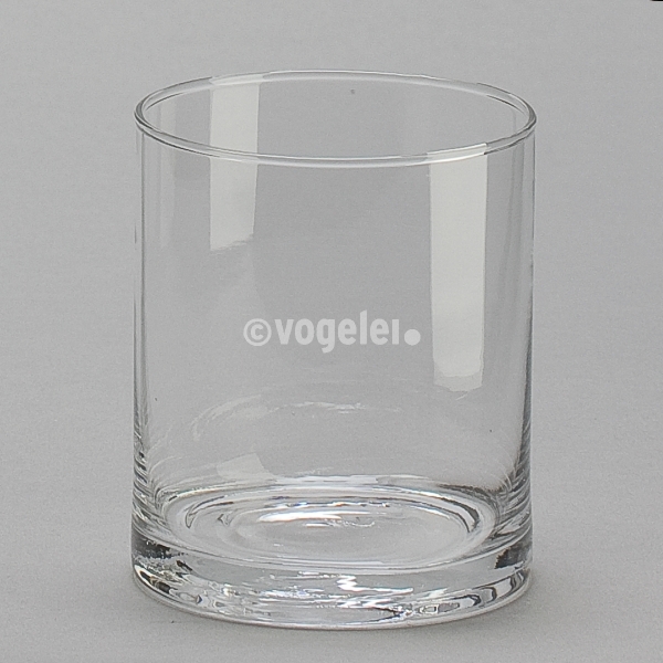Glaszylinder, H 10 x D 8,5 cm, Klar