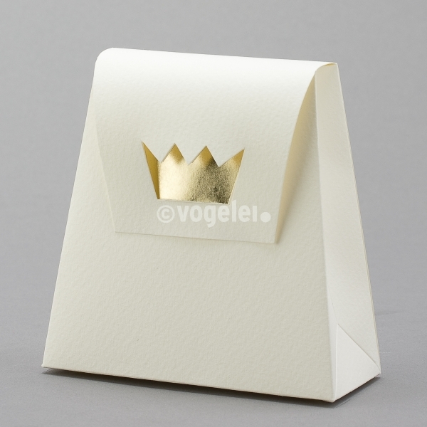 Präsentbox King medium, Karton, Champagner/Gold