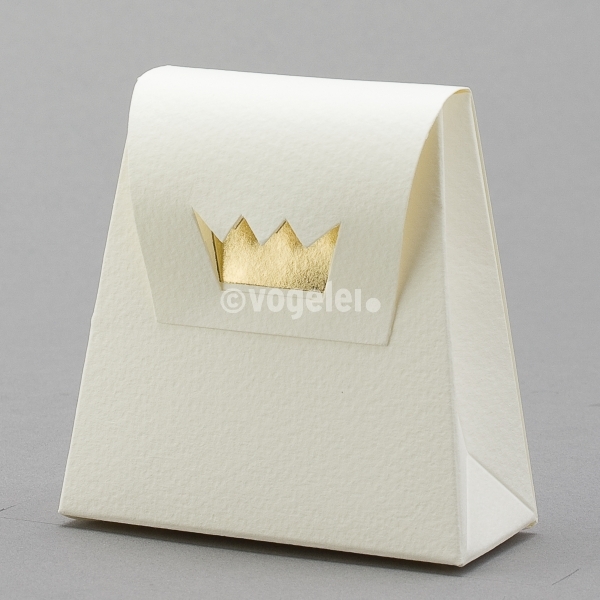 Präsentbox King mini, Karton, Champagner/Gold