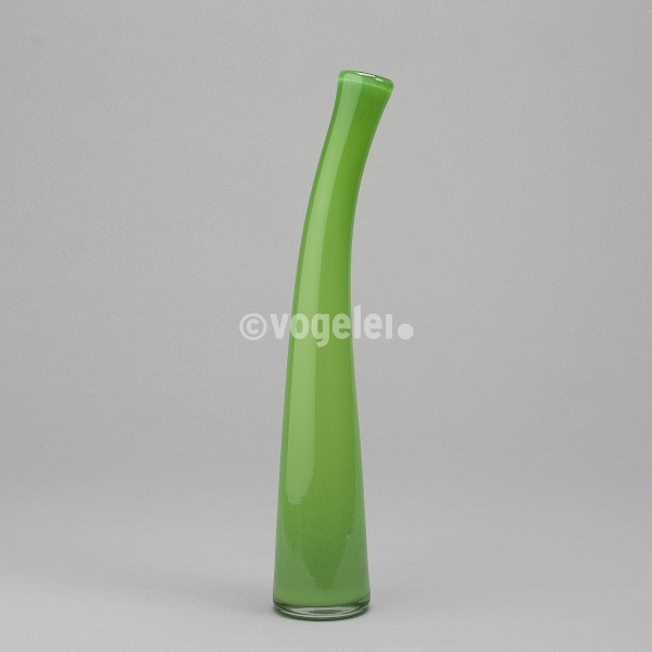 Flaschenvase 32 cm, glanz, Opaldunkelgrün