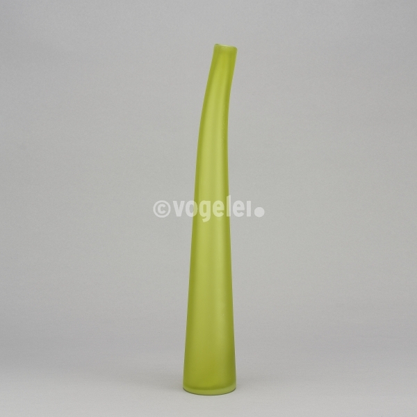 Flaschenvase 56 cm, matt, Grasgrün