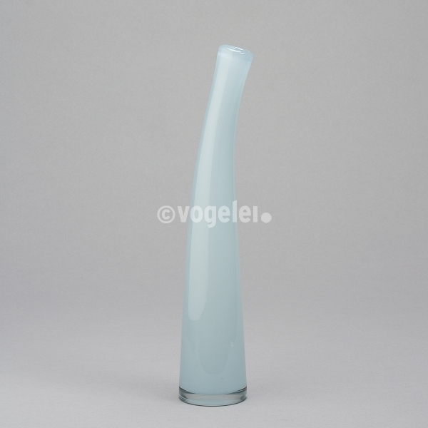 Flaschenvase 32 cm, glanz, Lichtblau