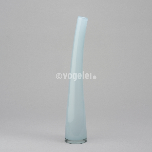Flaschenvase 40 cm, glanz, Lichtblau