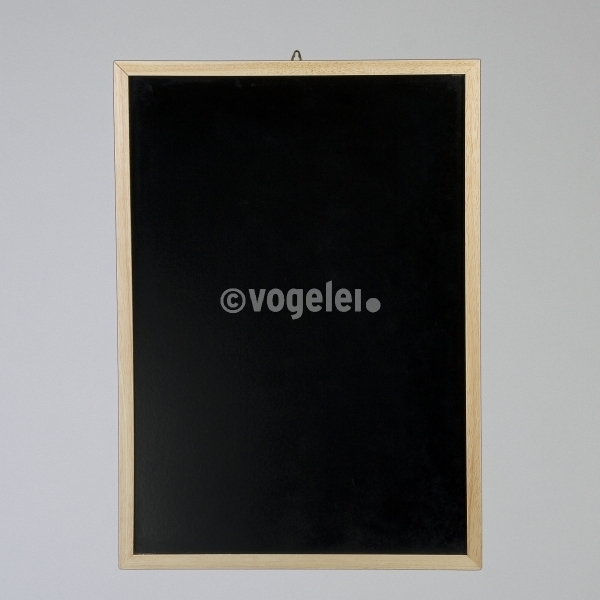 Tafel mit Rahmen, 50 x 70 cm, Schwarz/Natur