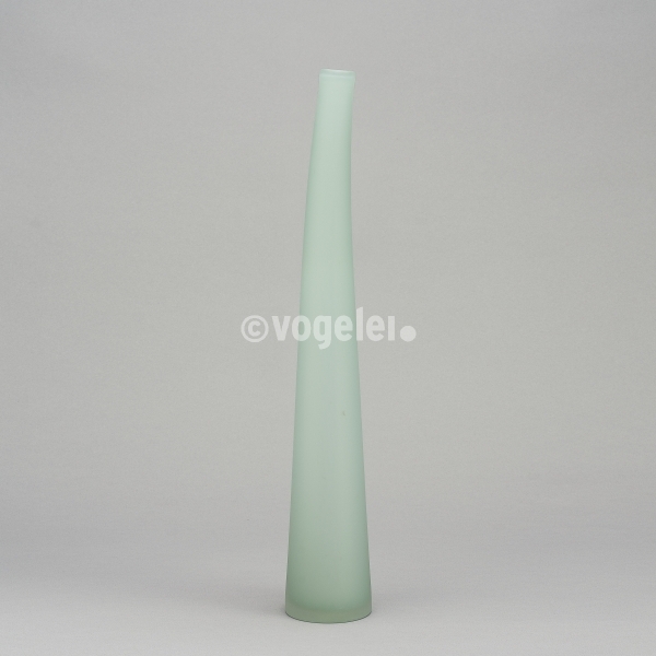 Flaschenvase 56 cm, matt, Türkisblau