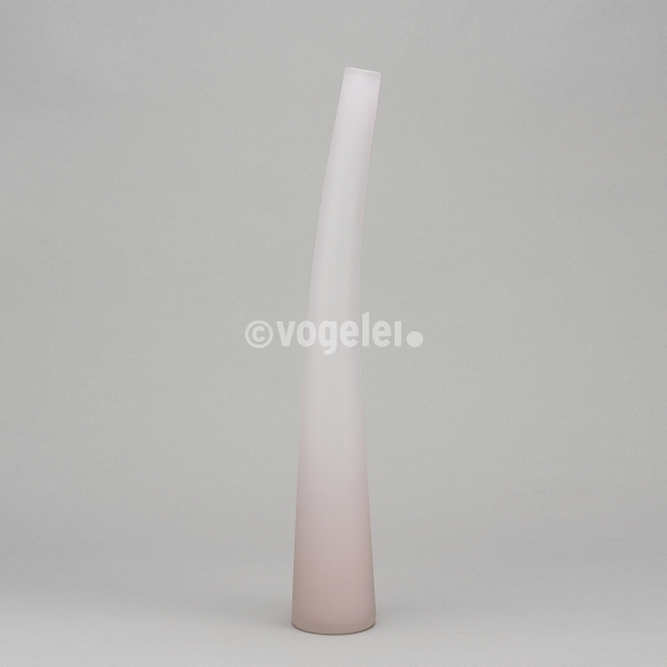 Flaschenvase 56 cm, matt, Rosa