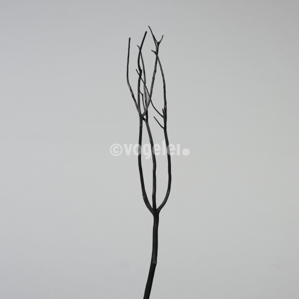 Mitsumata, beflockt, L ca. 120 cm, Schwarz