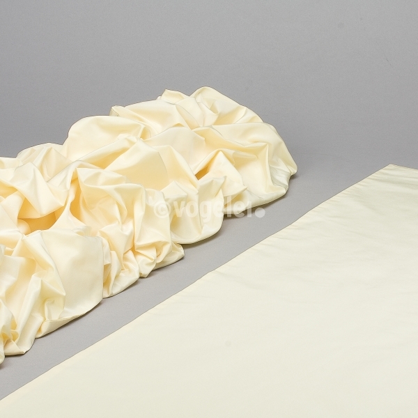 Tischdrapierung Saba, L 200 x B 60 cm, Vanille