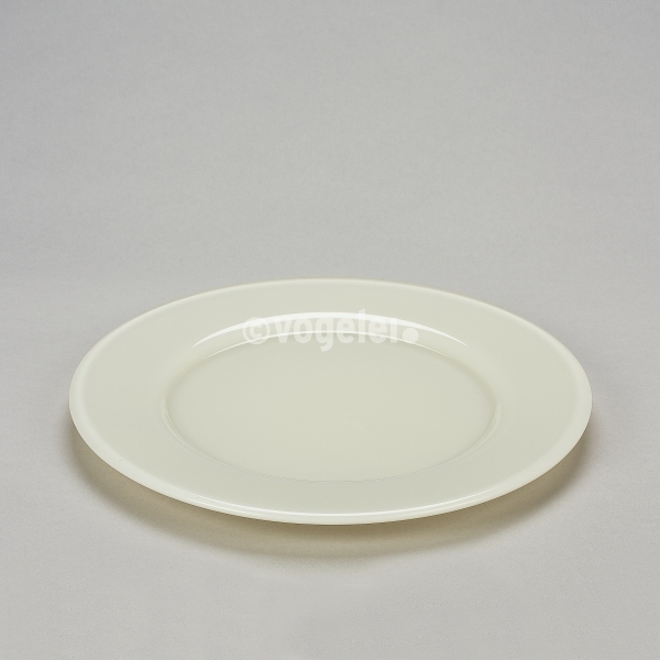 Love Plate XL, Glas, D 36 cm, Cream