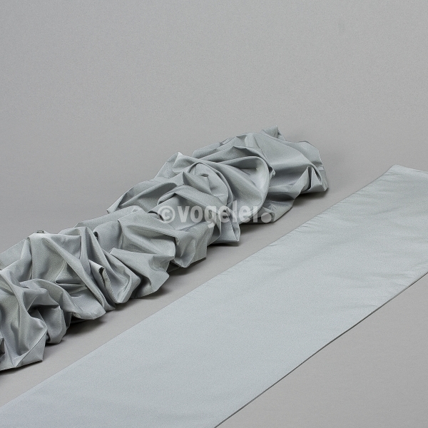 Tischläufer Saba, L 350 x B 20 cm, Silbergrau