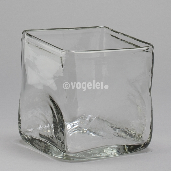 Glashafen, quadratisch, H 15 x 15 x 15 cm, Klar