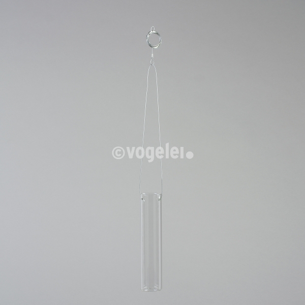 Glaszylinder hängend, L 35 x D 8 cm, Klar