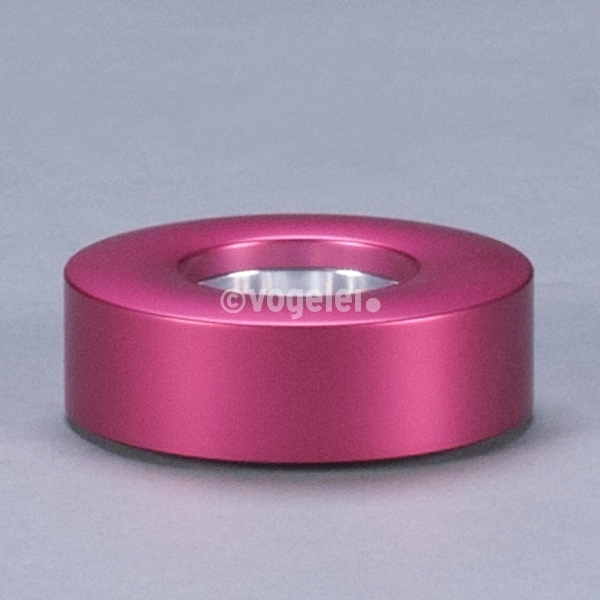 Teelichthalter Alu, H 2,8 x D 8 cm, Pink