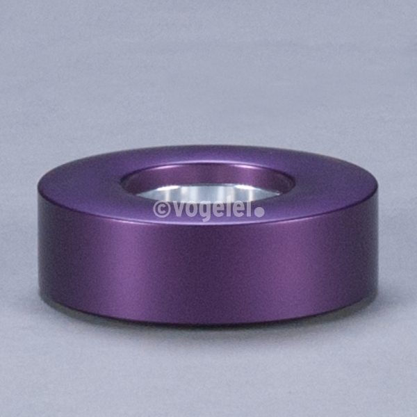 Teelichthalter Alu, H 2,8 x D 8 cm, Purple