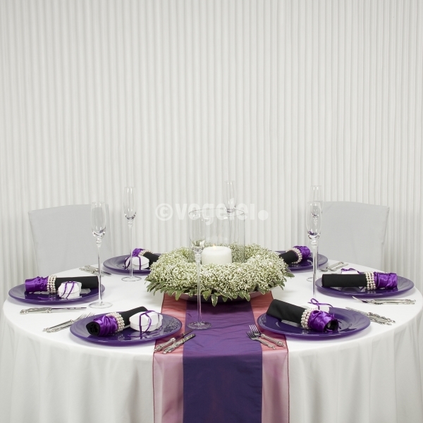 Hochzeitstisch Purple Shine