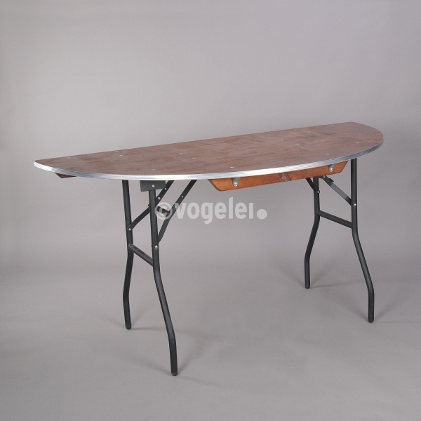 Tisch, halbrund, 152 x 76 x H 77 cm