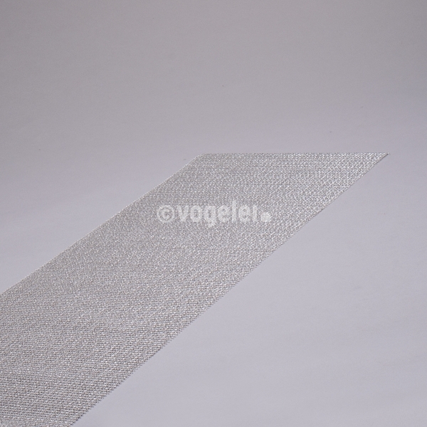 Tischläufer Woven Lattice, 36 x 183 cm, Silver