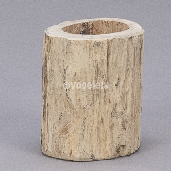 Pflanzgefäss Stamm S, Holz, H 10 cm, Natur