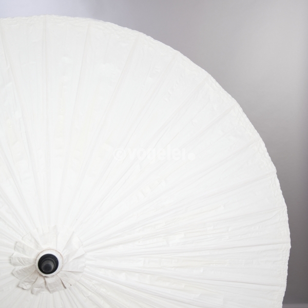 Sonnenschirm, D 200 cm, BW lackiert, Weiss