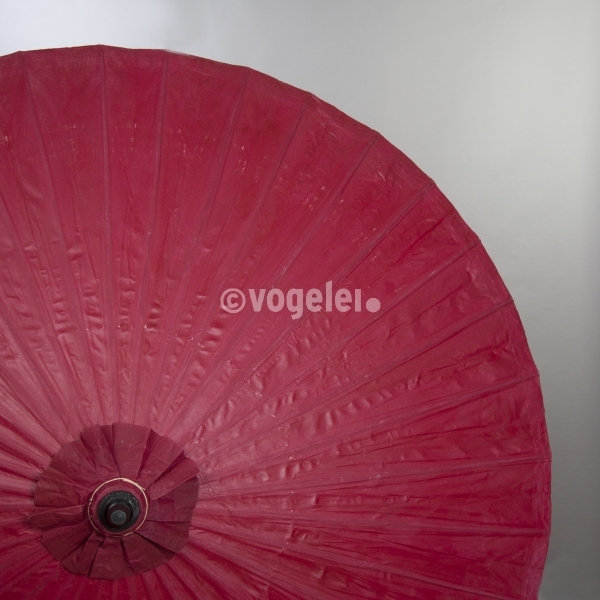 Sonnenschirm, D 200 cm, BW lackiert, Kirsche
