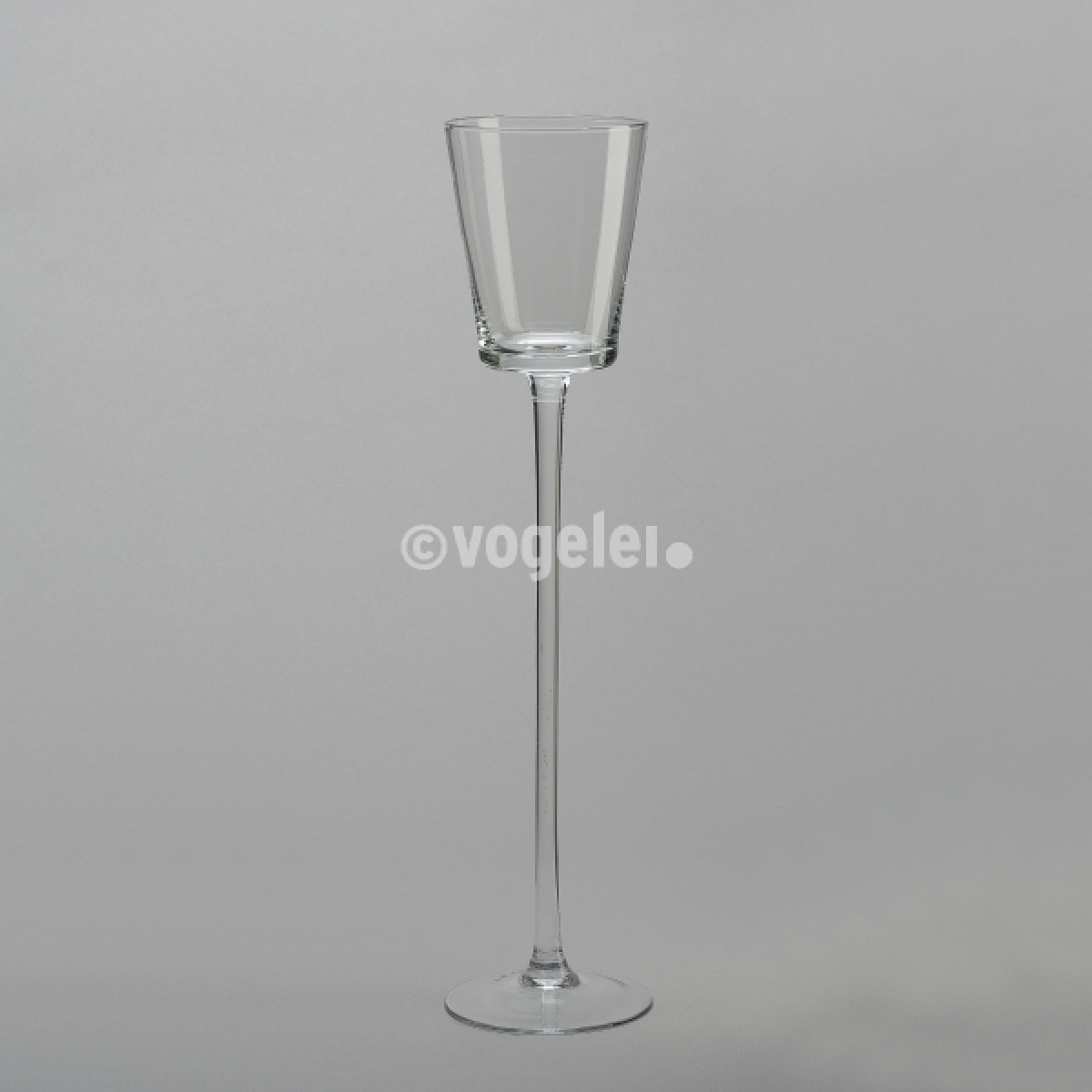 Stielglas Gala groß, H 50 cm, Klar