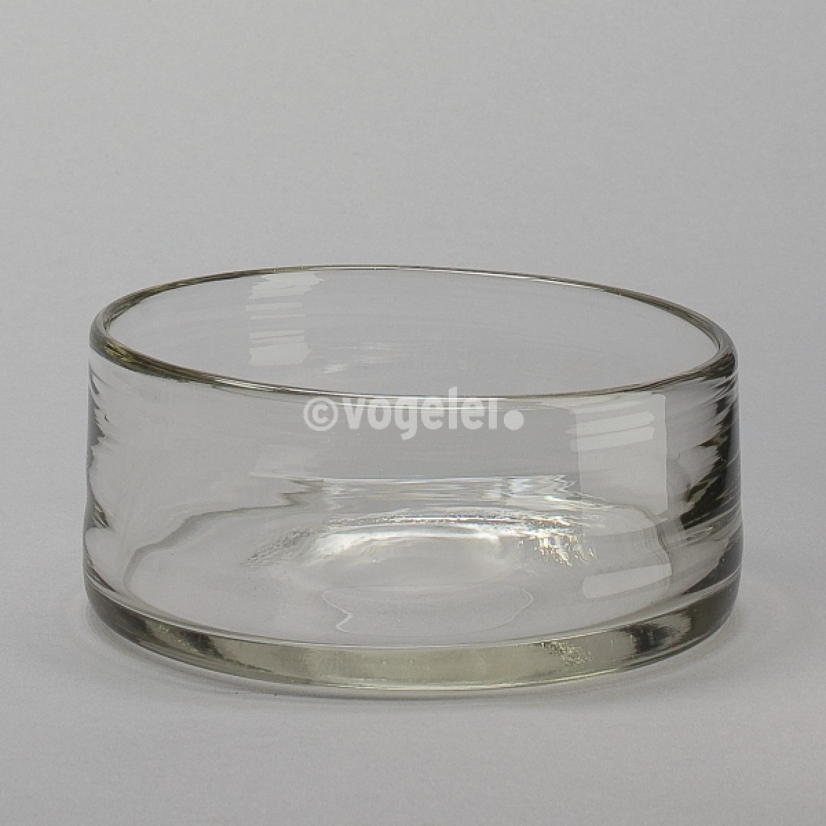 Glasschale Lounge, klein, H 8 x D 18 cm, Klar