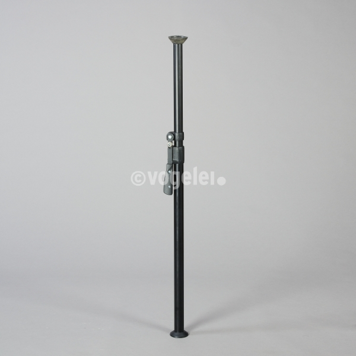 Autopole 2 Alu, L 100-170 cm, D 45/40 mm, Schwarz