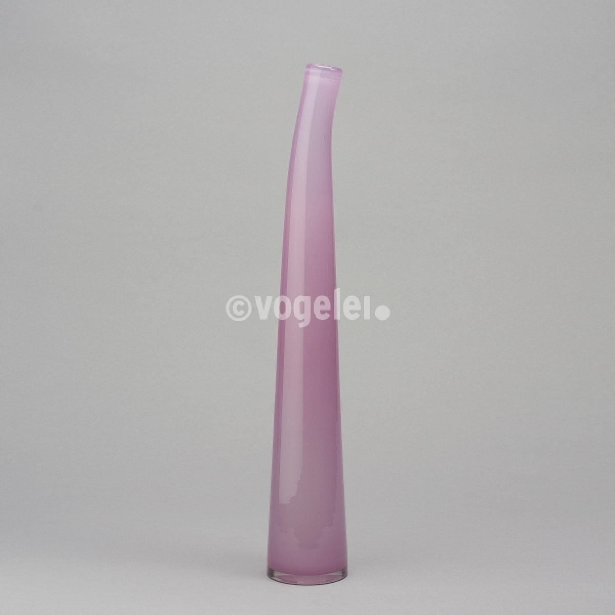 Flaschenvase 56 cm, glanz, Opalhimbeer