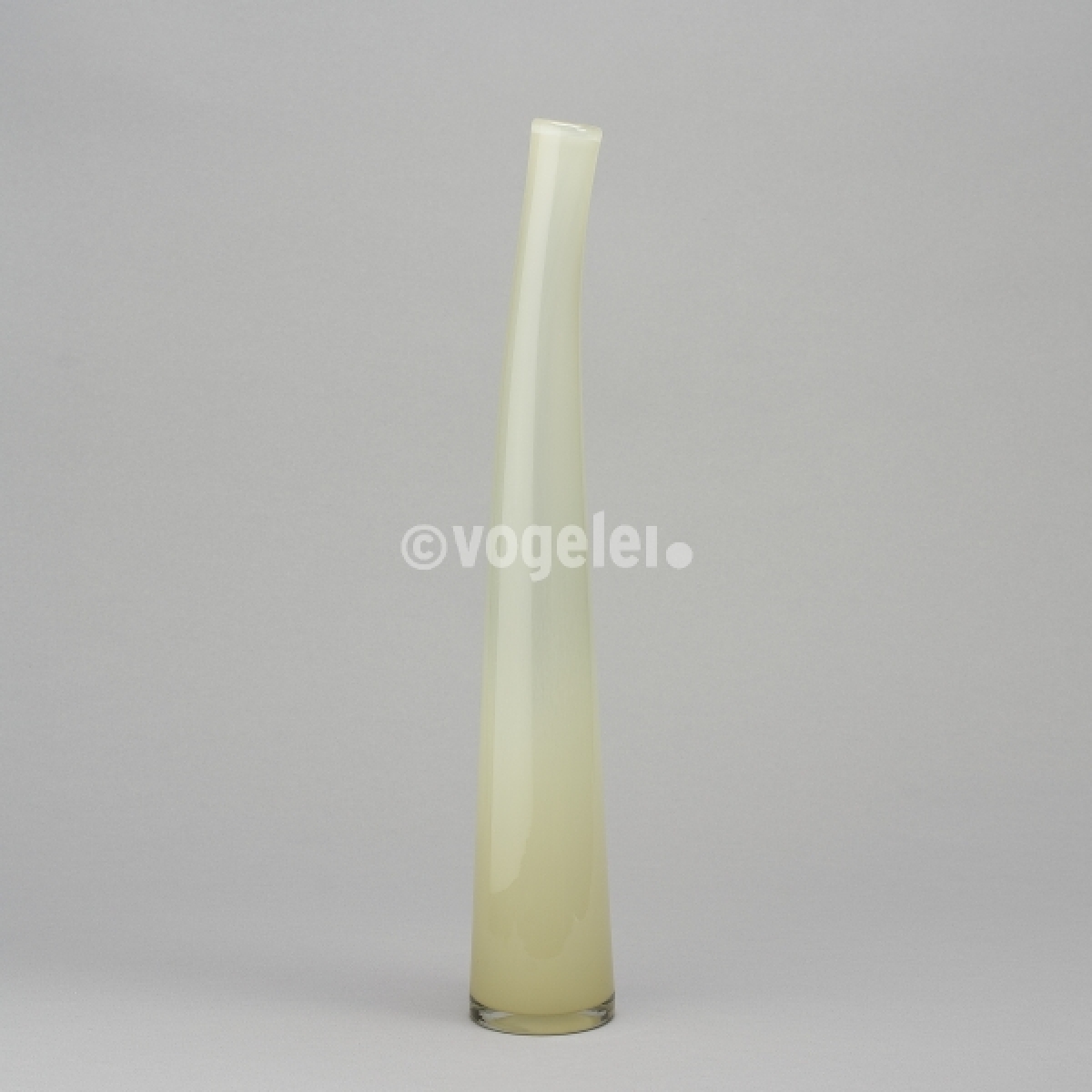 Flaschenvase 56 cm, glanz, Tabak