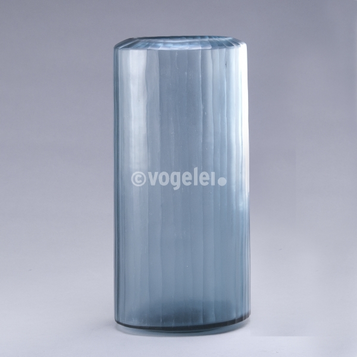 Vase Omar M, H 40 x 19 x 10 cm, Indigo